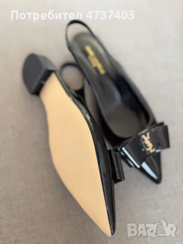 Лачени дамски обувки Saint Laurent , снимка 3 - Дамски елегантни обувки - 55948492