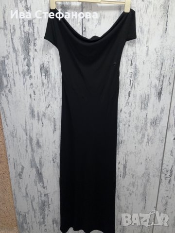    официялна черна еластична рокля с гол гръб-Ted Baker, снимка 2 - Рокли - 19917146