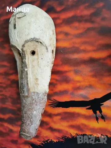 Африканска маска Фанг , снимка 2 - Антикварни и старинни предмети - 49218670
