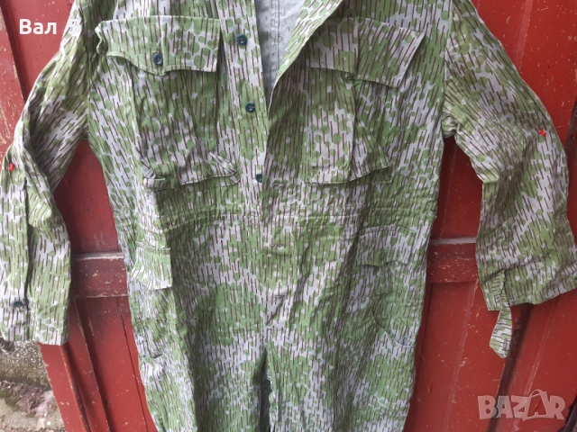 Военен камуфлажен гащеризон , униформа БНА , НРБ . Като нов, снимка 3 - Антикварни и старинни предмети - 54081520