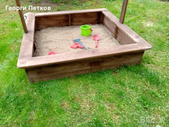 Детски Пясъчник със сенник,кафяв., снимка 6 - Други - 49867130