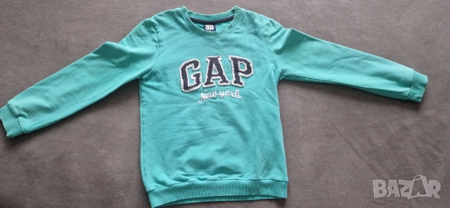 7-8г 128см Блуза с дълъг ръкав зелена без следи от употреба