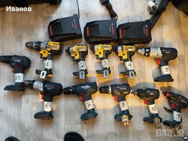 Безчетков винтоверт , Импакт , Dewalt, Bosch , перфоратор , снимка 14 - Винтоверти - 42250952