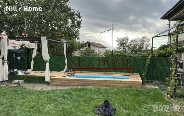 Поцинкована мрежа с декорация ( ИЗКУСТВЕНА ТРЕВА ) 4 мм тел. 40 мм. Око, снимка 10 - Огради и мрежи - 52303045