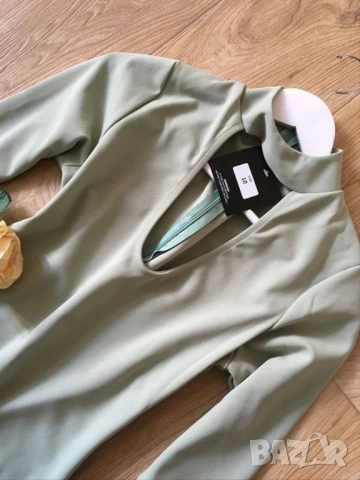 Разпродажба спешно! Нова рокля с дълъг ръкав, еластична S/M, снимка 4 - Рокли - 52841136