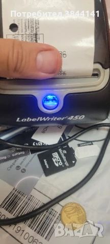 Dymo LabelWriter 450/ Етикетен термо принтер, снимка 2 - Друга електроника - 51103868