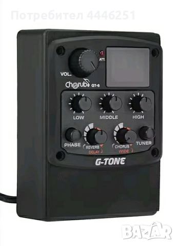 Предусилвател за акустична китара-Cherub GT-6