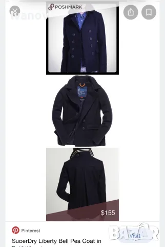Superdry - дамско вълнено палто, снимка 12 - Палта, манта - 55710113