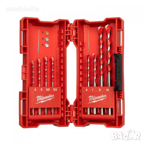 Комплект свредла за бетон Milwaukee 4932471193, 8 бр.,90-150 мм, снимка 1