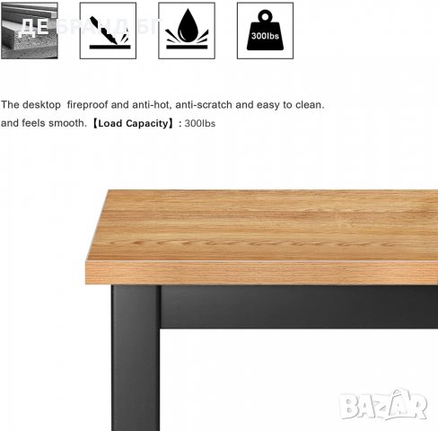 ПРОМОЦИЯ Трапезна маса / бюро YL-AC3-120TB, снимка 2 - Бюра - 35586457