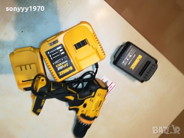 DEWALT LI-ION CHARGER+BATTERY PACK X 2 1907221652, снимка 5 - Винтоверти - 37439020