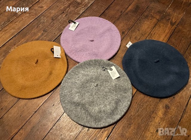 Вълнена дамска барета / шапка, снимка 3 - Шапки - 42920374