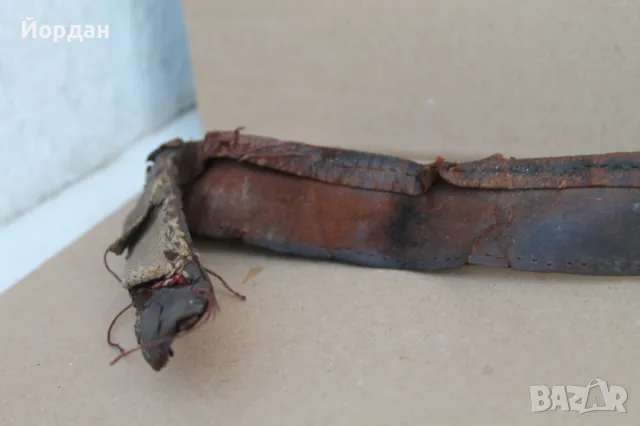 Колан с мъниста и кожа за народна носия, снимка 13 - Антикварни и старинни предмети - 50209863