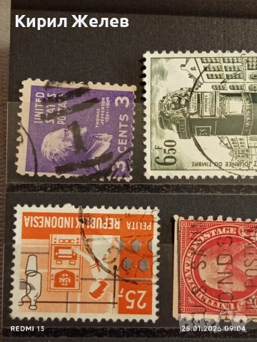 Стари пощенски марки от цял свят смесени АВСТРАЛИЯ, АМЕРИКА, БЕЛГИЯ за КОЛЕКЦИЯ 52007, снимка 4 - Филателия - 53217532
