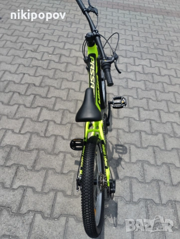 BG Алуминиев велосипед 20" NINJA жълт, снимка 9 - Велосипеди - 54334661