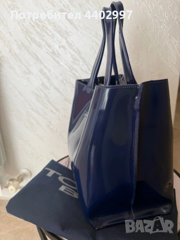 Чанта Tosca Blu тъмно син лак, снимка 2 - Чанти - 54326418