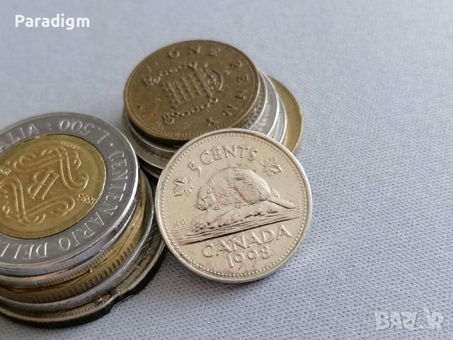 Монета - Канада - 5 цента | 1998г.