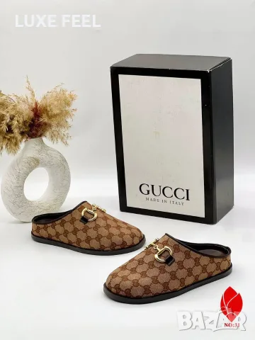 Gucci ⚜️ Дамски Чехли 36-41н., снимка 5 - Чехли - 55846550