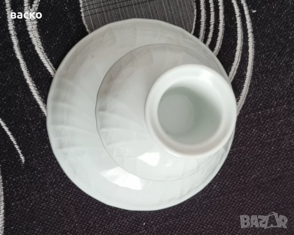 Hutschenreuther порцеланов свещник 1969 год. Германия, снимка 5 - Антикварни и старинни предмети - 51936317