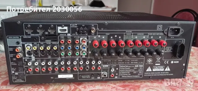 ресивър denon avr 1909, снимка 4 - Ресийвъри, усилватели, смесителни пултове - 48834179