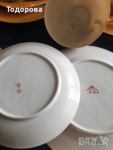 Фин японски сервиз за кафе с Гейша на дъното- 35  части, снимка 7 - Сервизи - 39719331