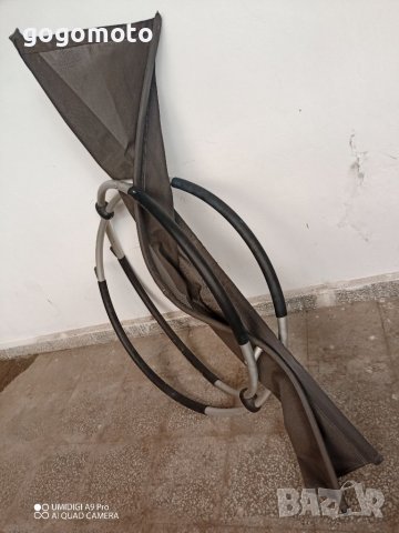 шезлонг Люлеещ се стол, олекотен шезлонг люлка за плаж и градина,лов и риболов , снимка 7 - Къмпинг мебели - 37623143