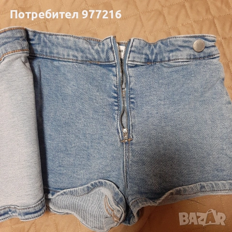 Дамски къси дънкови гащи XS, снимка 7 - Дънки - 54014334