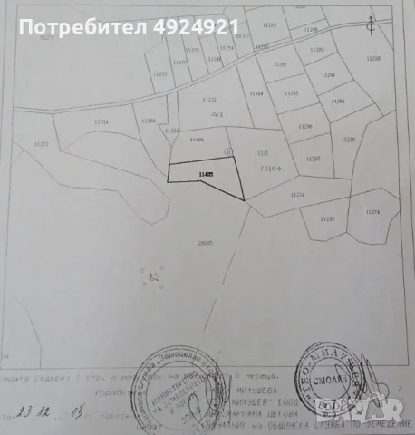 Продава ПАРЦЕЛ Хайдушки поляни 1454 m2