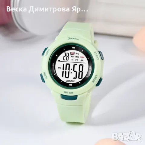Детски моден часовник с дигитален дисплей, водоустойчив, снимка 2 - Детски - 49970286