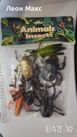 Фигурки на насекоми 6 в комплекта 