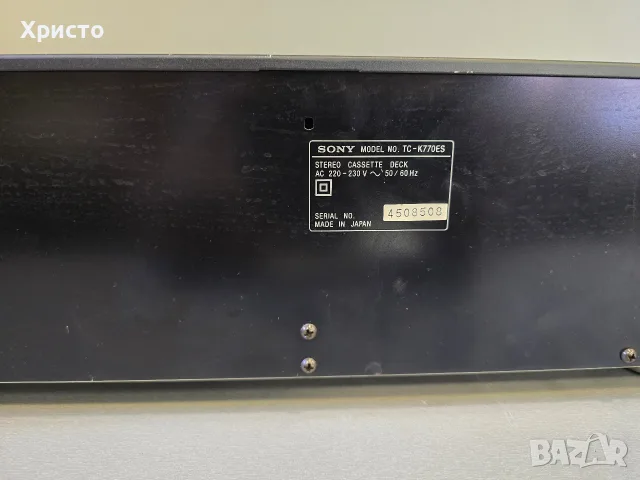 📼🌈 Sony TC-K770ES 🌈📼 3Head, снимка 10 - Декове - 56119404