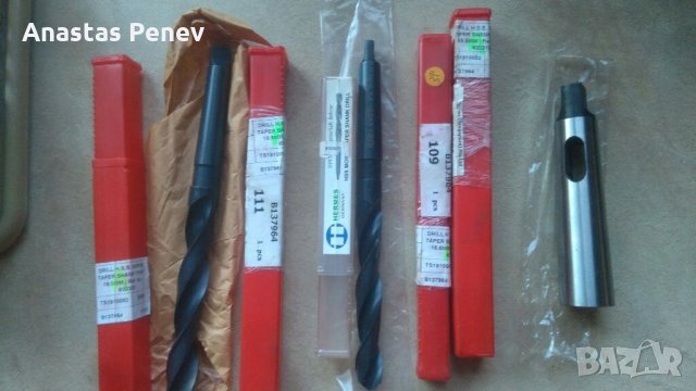 Свредла коносовидна опашка 15.5 ,16.5 ,17.5 ,18.5 ,19.5мм.