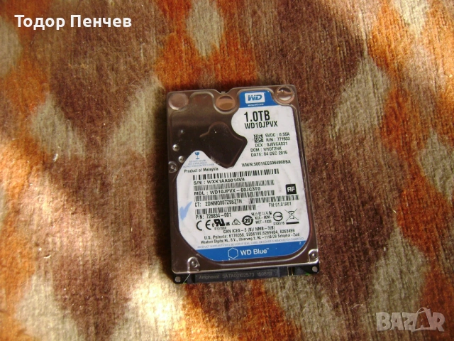 Хард диск за лаптоп WD Glue 1 TB, снимка 2 - Твърди дискове - 54095367