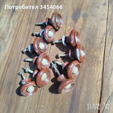 Стари дървени дръжки. , снимка 1