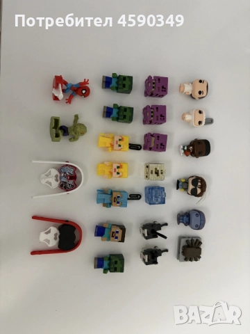 Kinder Joy фигурки Minecraft/Spiderman/Stranger Things, снимка 3 - Колекции - 53520597
