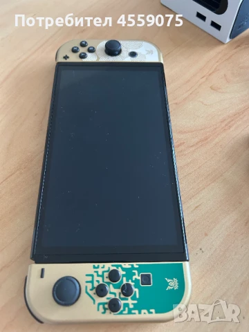 Nintendo Switch OLED Zelda Edition + Игри, снимка 2 - Nintendo конзоли - 51305634