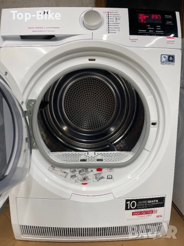 Сушилня AEG 8000 series A++ 8 кг 6м гаранция, снимка 2 - Сушилни - 52630560