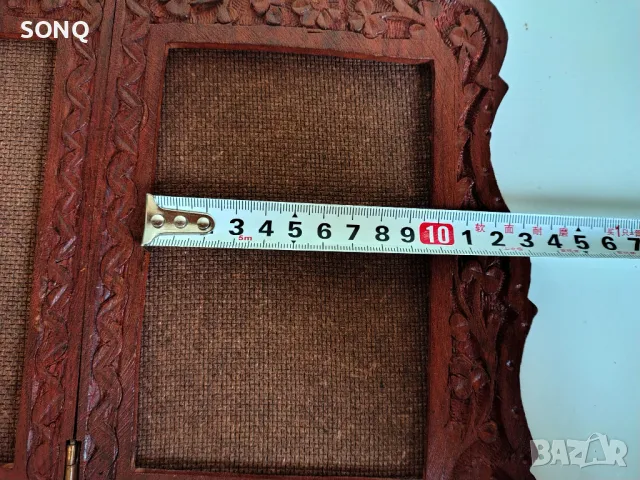 Страхотна Двойна Дървена Рамка За Снимки, снимка 10 - Декорация за дома - 49641026