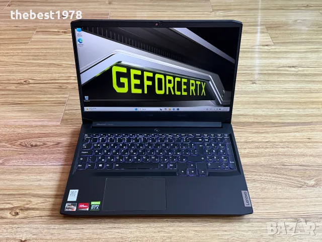 120Hz Lenovo Gaming`Ryzen 7 5800H Nvidia RTX 3050Ti 16GB RAM 512GB SSD Бат 5ч