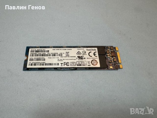256GB SSD SANDISK X400  m.2 2280, снимка 1 - Твърди дискове - 44311178