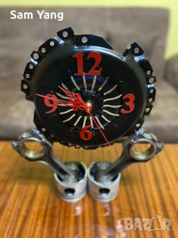 Часовник ръчна изработка, снимка 3 - Декорация за дома - 52363794