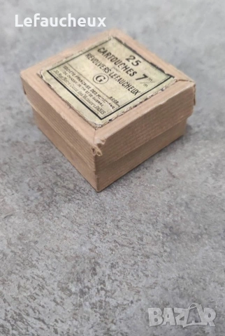 Ретро Антика Патрони Лефуше 7 кал., снимка 3 - Антикварни и старинни предмети - 53217745