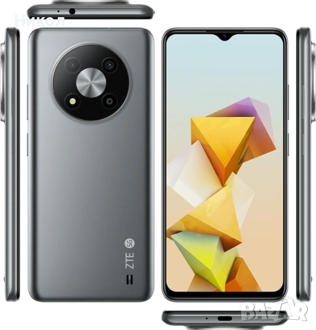 ZTE Blade A73 5G/5G UG Phone U23, чисто нов, 36 м гаранция, сив, снимка 3 - ZTE - 53032785