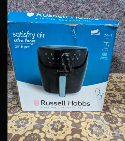 Air fryer / фритюрник с горещ въздух Russell Hobbs SatisFry Air Extra Large 8L, снимка 6 - Фритюрници - 53355995