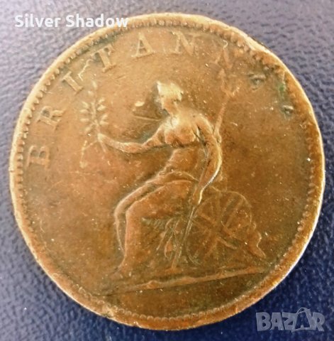 Монета Великобритания - 1 Пени 1806 г. Крал Джордж III, снимка 1 - Нумизматика и бонистика - 31741459