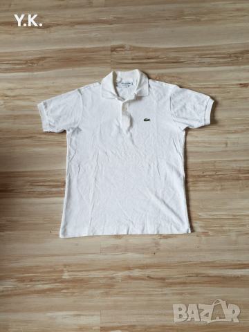 Оригинална мъжка тениска с яка Lacoste, снимка 1 - Тениски - 36492891