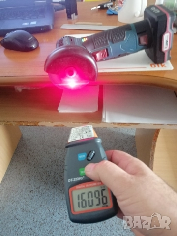 Лазерен оборотомер, снимка 5 - Измервателни инструменти - 52060711