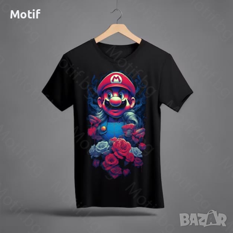 Тениска Motif с цветна щампа Super Mario 6 / Супер Марио 6