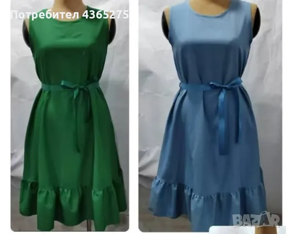 Нов модел летни рокли с подвижно коланче 💕☺️🌸10 цвята💕✅💯, снимка 3 - Рокли - 50262926