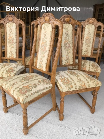 Комплект от 6 трапезни стола 